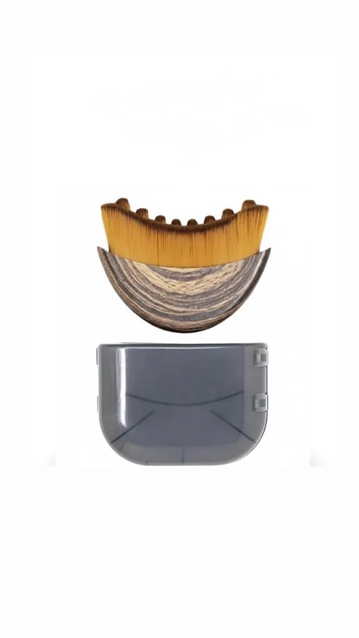 Flat Makeup Brush with Case